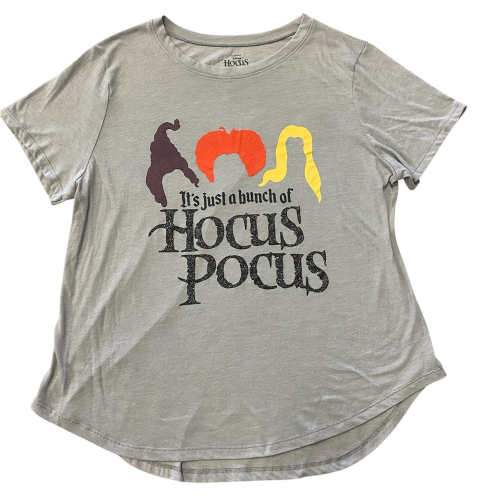 Disney~Hocus Pocus~Gray t-shirt~XL~Short‎ Sleeve